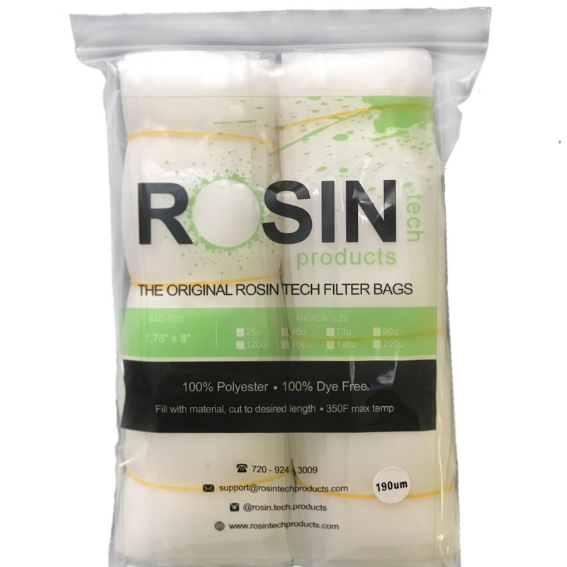 RTP Rosin Filter Bags - 1.75 inch by 8 inch, Rosin Filter Bags by Rosin Tech Products available at rosintechproducts.com