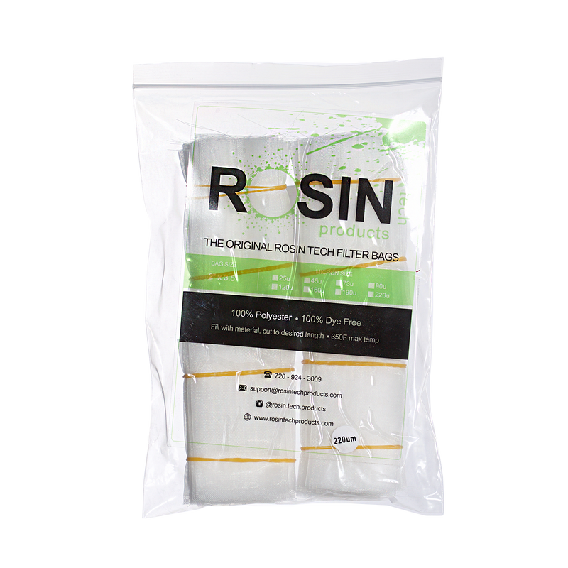 RTP Rosin Filter Bags - 2 inch by 3.5 inch, Rosin Filter Bags by Rosin Tech Products available at rosintechproducts.com