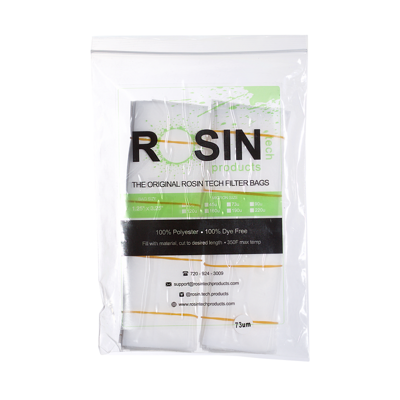 RTP Rosin Filter Bags - 2 inch by 3.5 inch, Rosin Filter Bags by Rosin Tech Products available at rosintechproducts.com